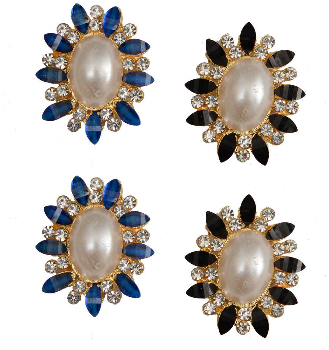 

Rabia Taj Pearl Arts Designer Two pairs Stud earrings