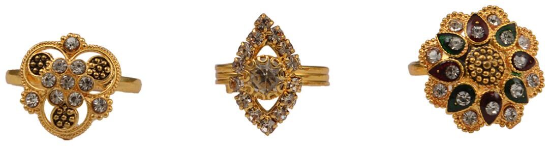 

Rabia Taj Pearl Traditional 3 pairs Toe rings