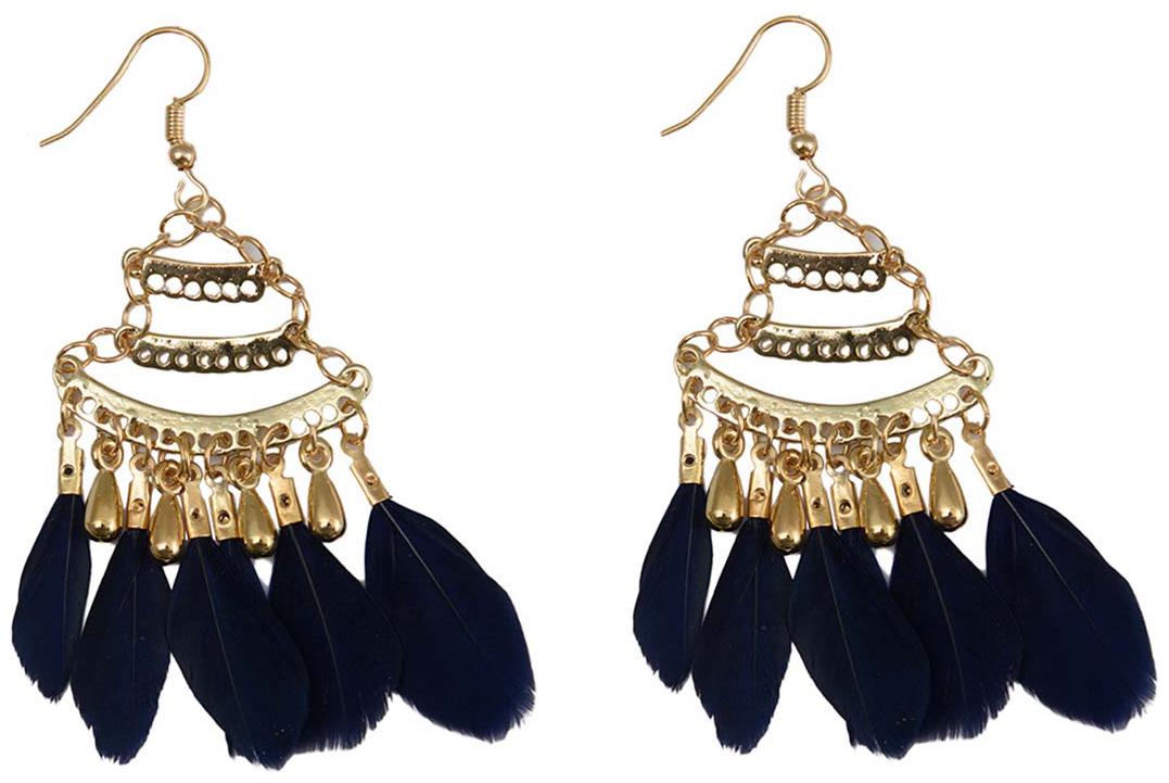 

RABIA TAJ PEARL ARTS Alloy Multi Colored Drop Earring