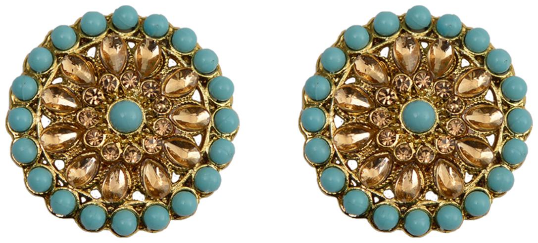 

RABIA TAJ PEARL Designer Stud Earrings