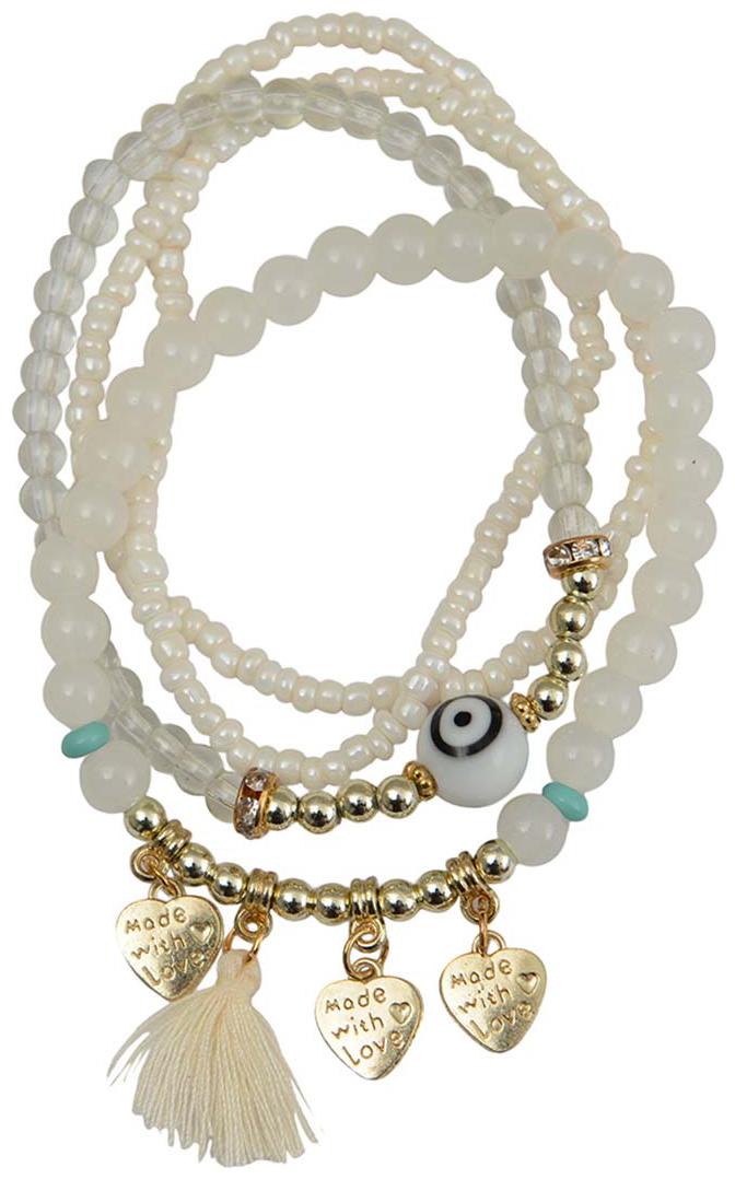 

RABIA TAJ PEARL ARTS Multi Colored Adjustable Bracelet For Women