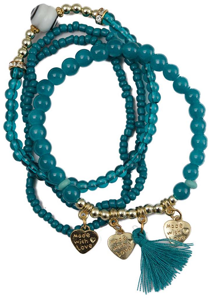 

RABIA TAJ PEARL ARTS Multi Colored Adjustable Bracelet For Women