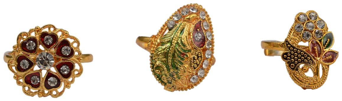 

Rabia Taj Pearl Traditional 3 pairs Toe rings
