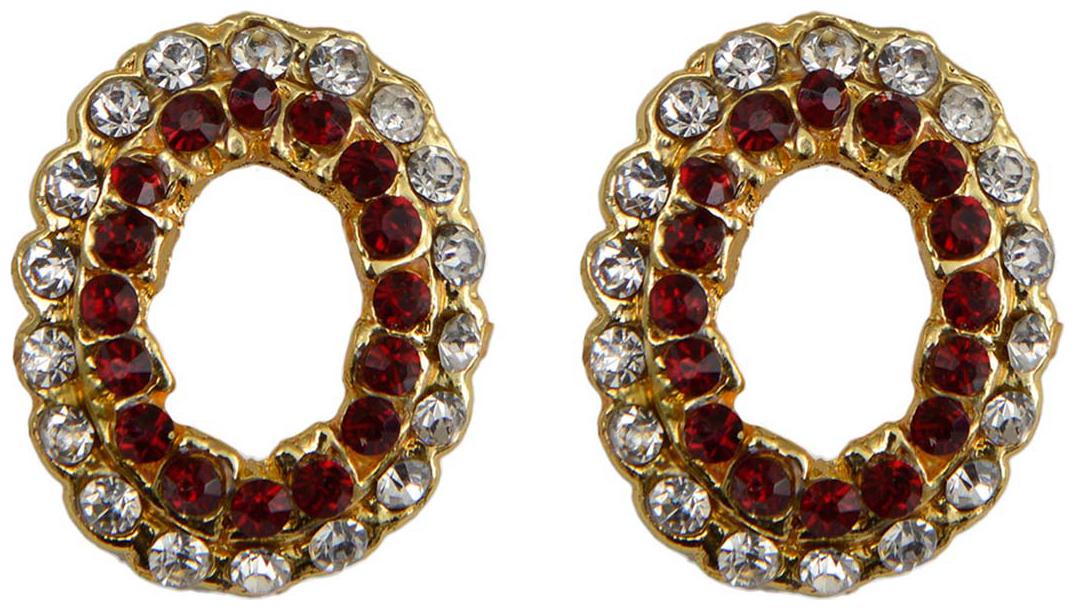 

RABIA TAJ PEARL ARTS Alloy Multi Colored Stud
