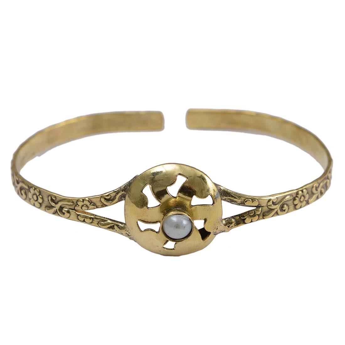 

Rabia Taj Pearl Arts Traditional Cuff Bangles