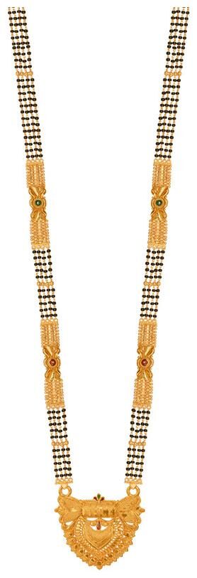 

Radhekrishna Imitation Gold Color Meenakari Work Pendal Mangalsutra For Women