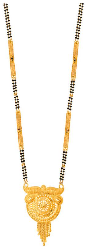 

Radhekrishna Imitation Gold Color Meenakari Work Pendal Mangalsutra For Women