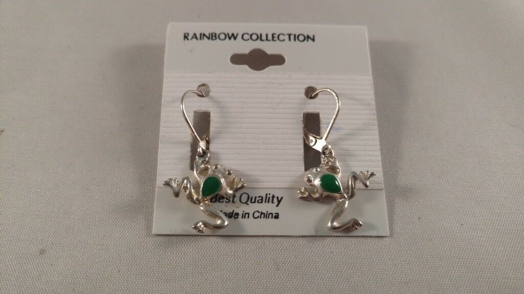 

Rainbow collection Frog Earrings U7