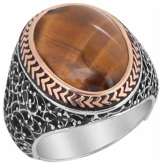 

RED STONE SILVER RING