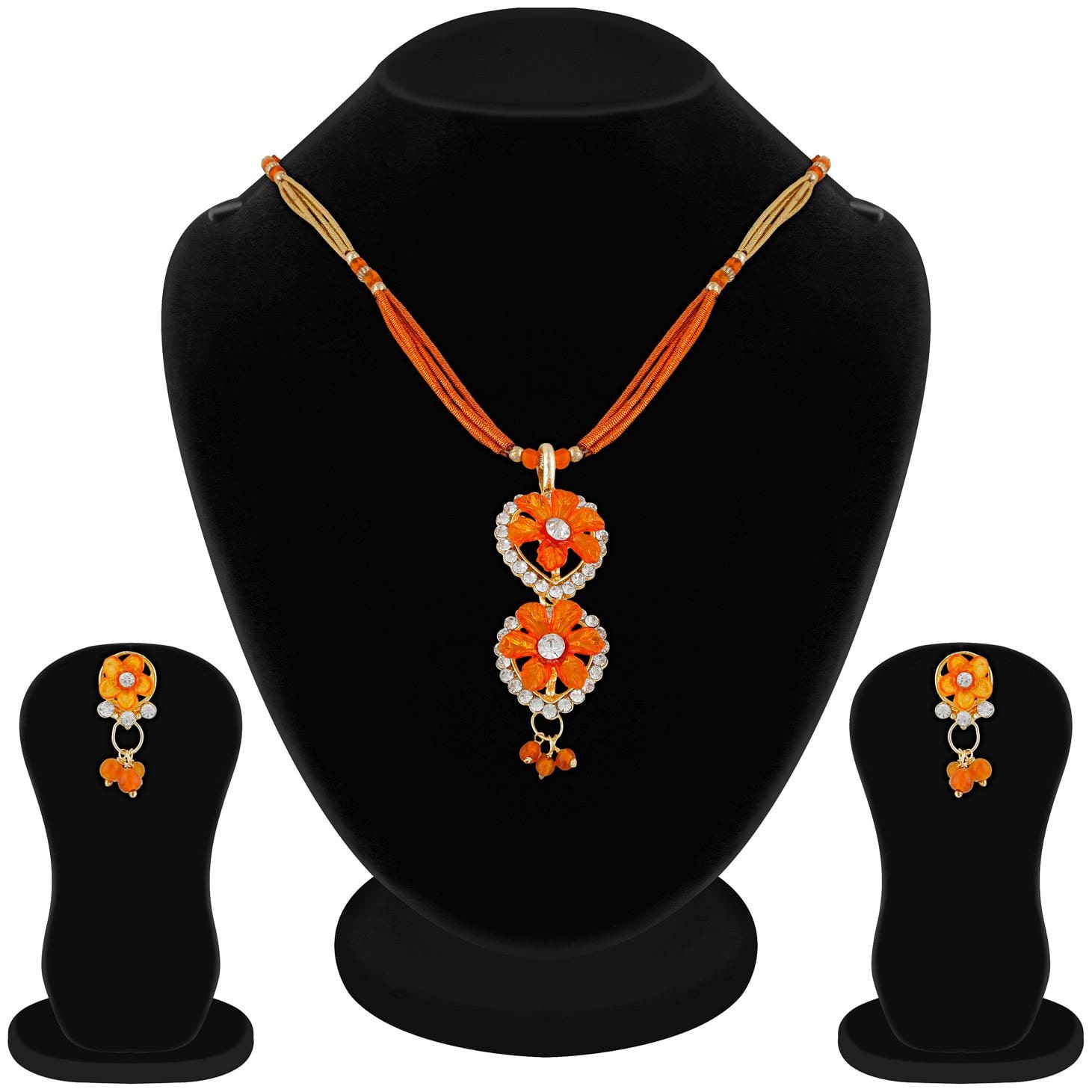 

RG Pendant Set with Earrings For Women