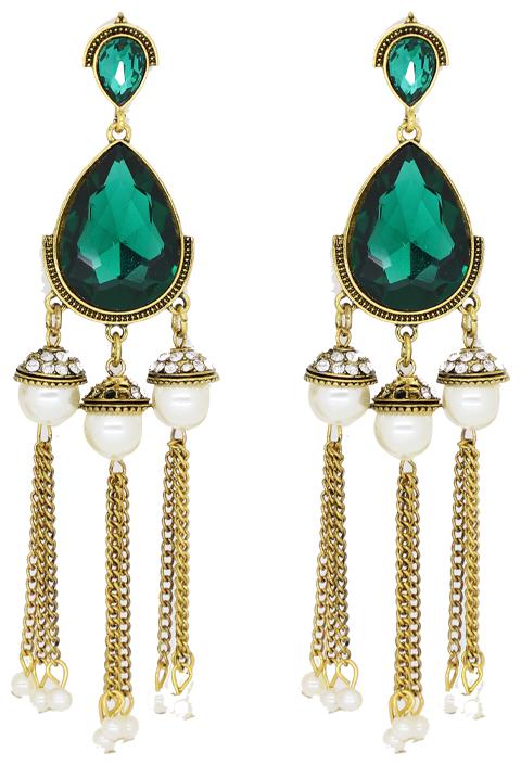 

Riba Jewels Stylish Earring Set Alloy Push Backs Multi Color Set Of One