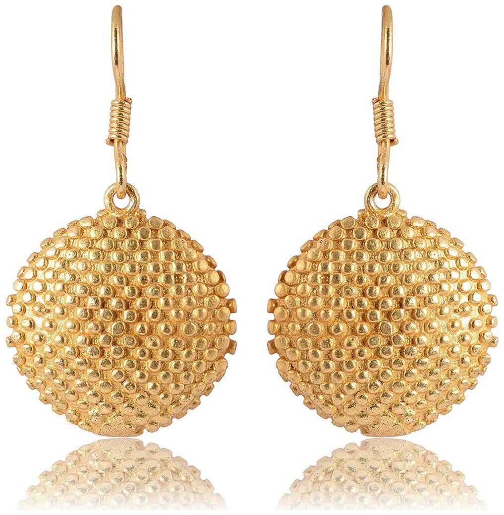 

Roma Brothers Gold 925 SILVER Dangle Drop Earrings for Women (E278)