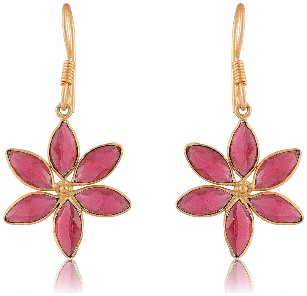 

Roma Brothers Gold 925 SILVER Dangle Drop Earrings for Women (E305)