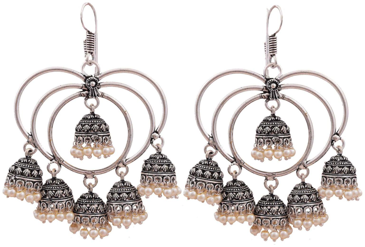 

Roma Brothers Sterling silver colored bead Earrings (E493)