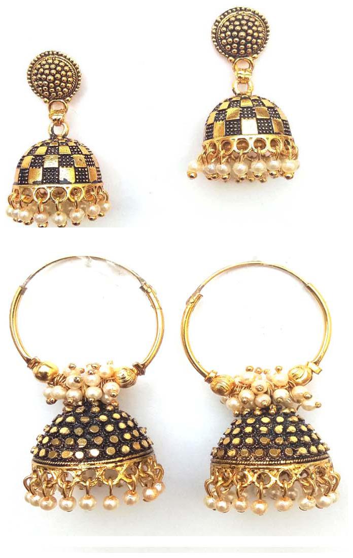

RozMili Gold Jhumki Women