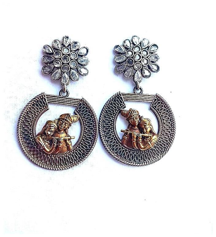 

RozMili Grey Drop Earring Women