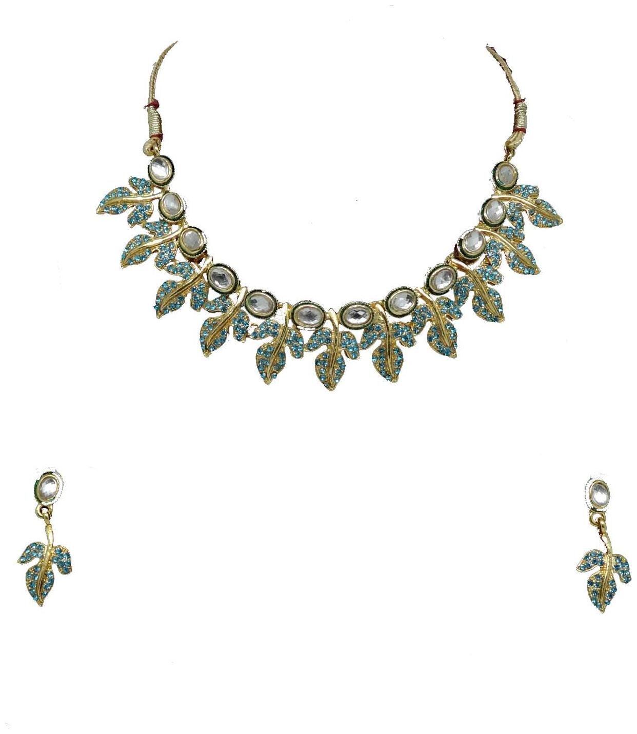 

SAIYONI BEAUTIFUL ALLOY NECKLACE SETS WITH EARRINGS