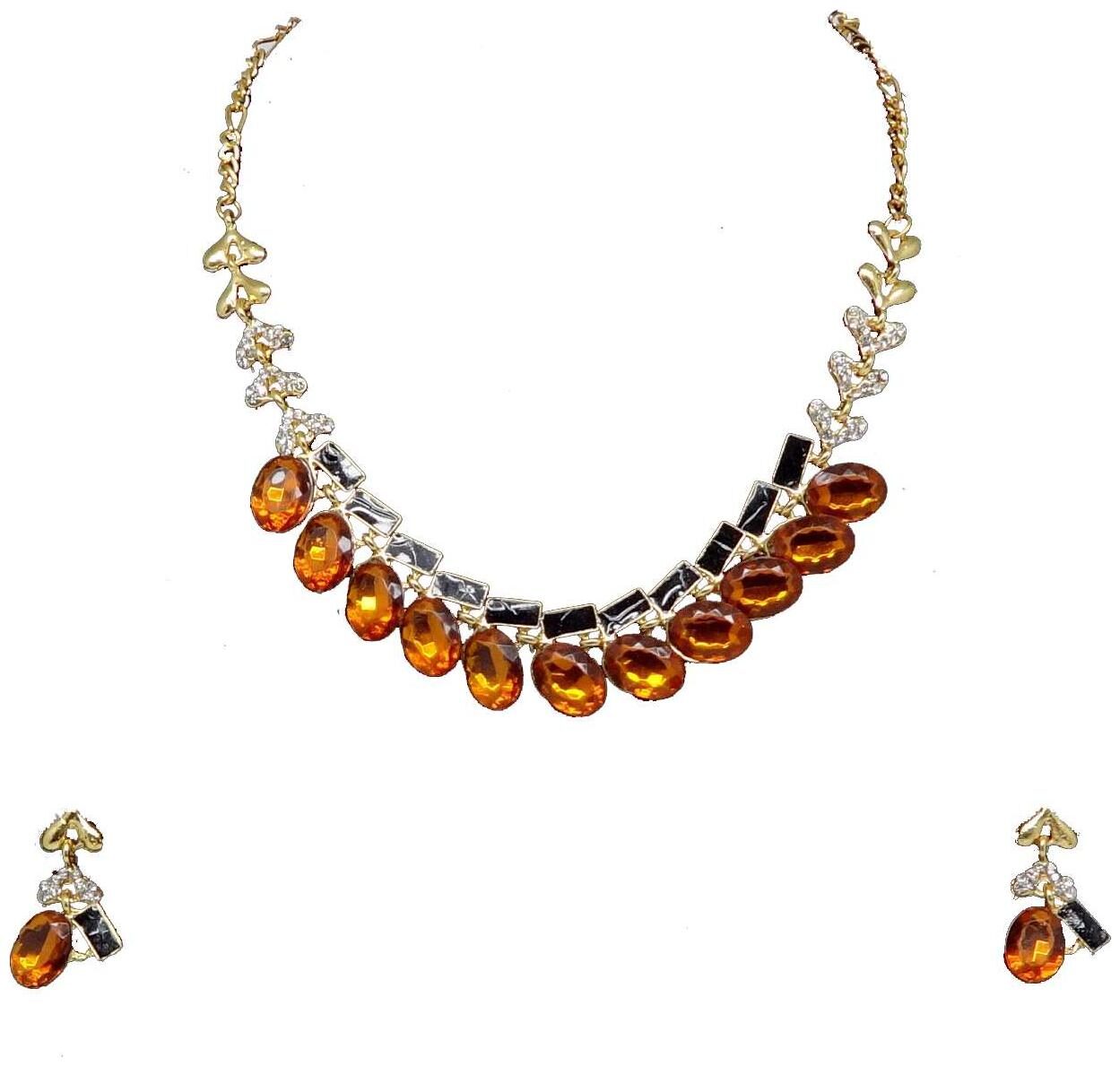 

SAIYONI BEAUTIFUL ALLOY NECKLACE SETS WITH EARRINGS