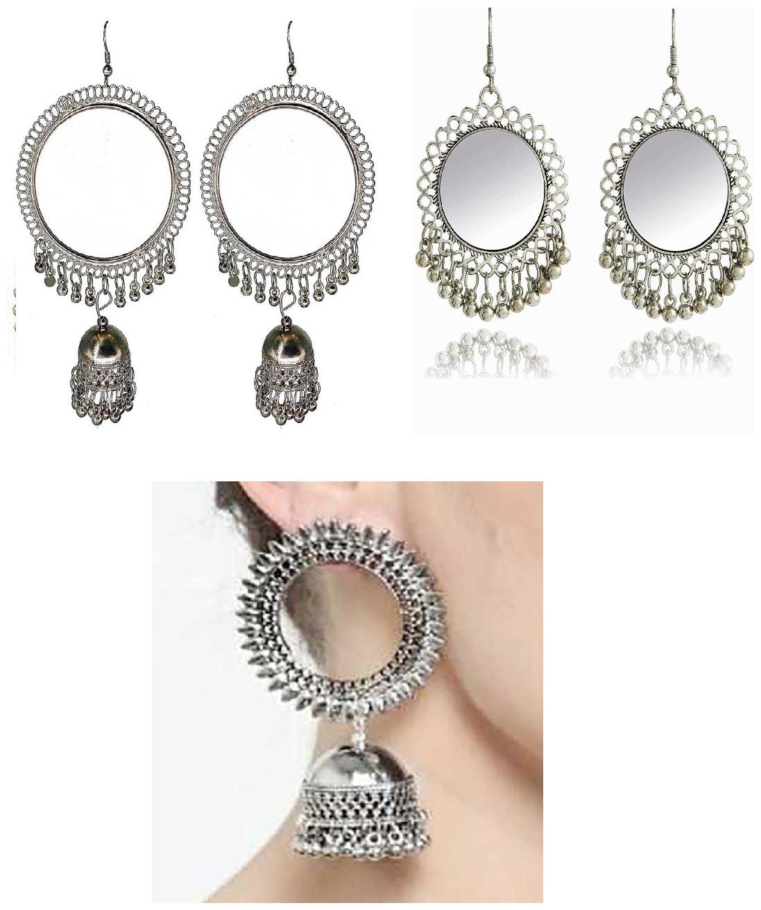 

Samridhi DC Combo Pack of 3 Fashionable Beautiful Diva Earrings