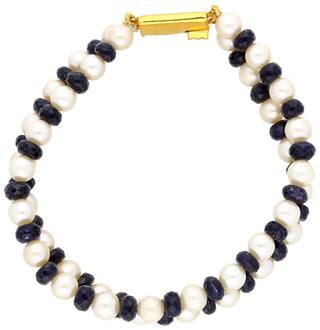 Sapphire Pearl Bracelet