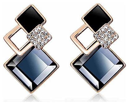 

Shining Diva Fashion Copper Italian Designer Collection Drop Earrings for Women (Blue)(rrsd9690er)