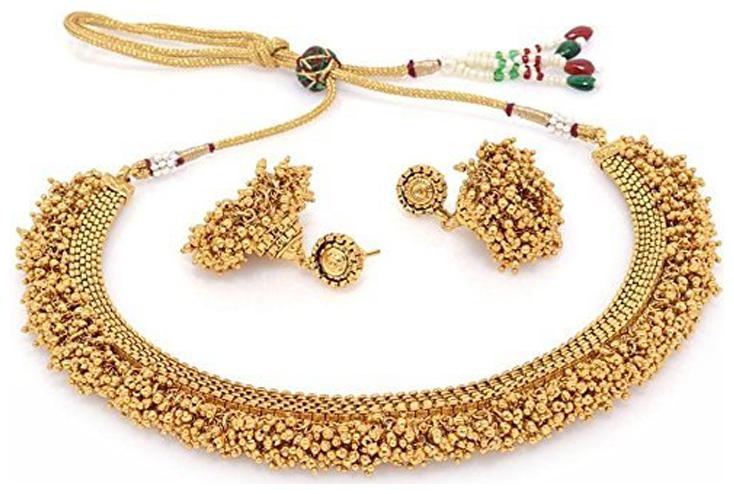 

Shining Diva Fashion Gold Plated Jewellery Set for Women (Multi-Colour) (8472s)
