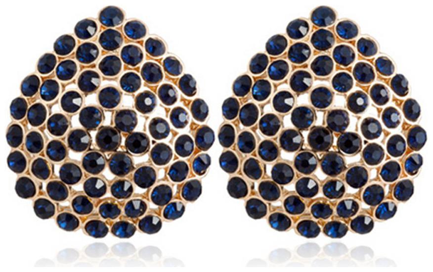 

Shining Diva Fashion Stylish Blue Crystal Earrings for Women (9568er)