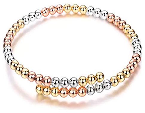 

Valentine Gift By Shining Diva Bangle Gold Plated Bracelet for Women and Girls (Multicolor) (9975b)