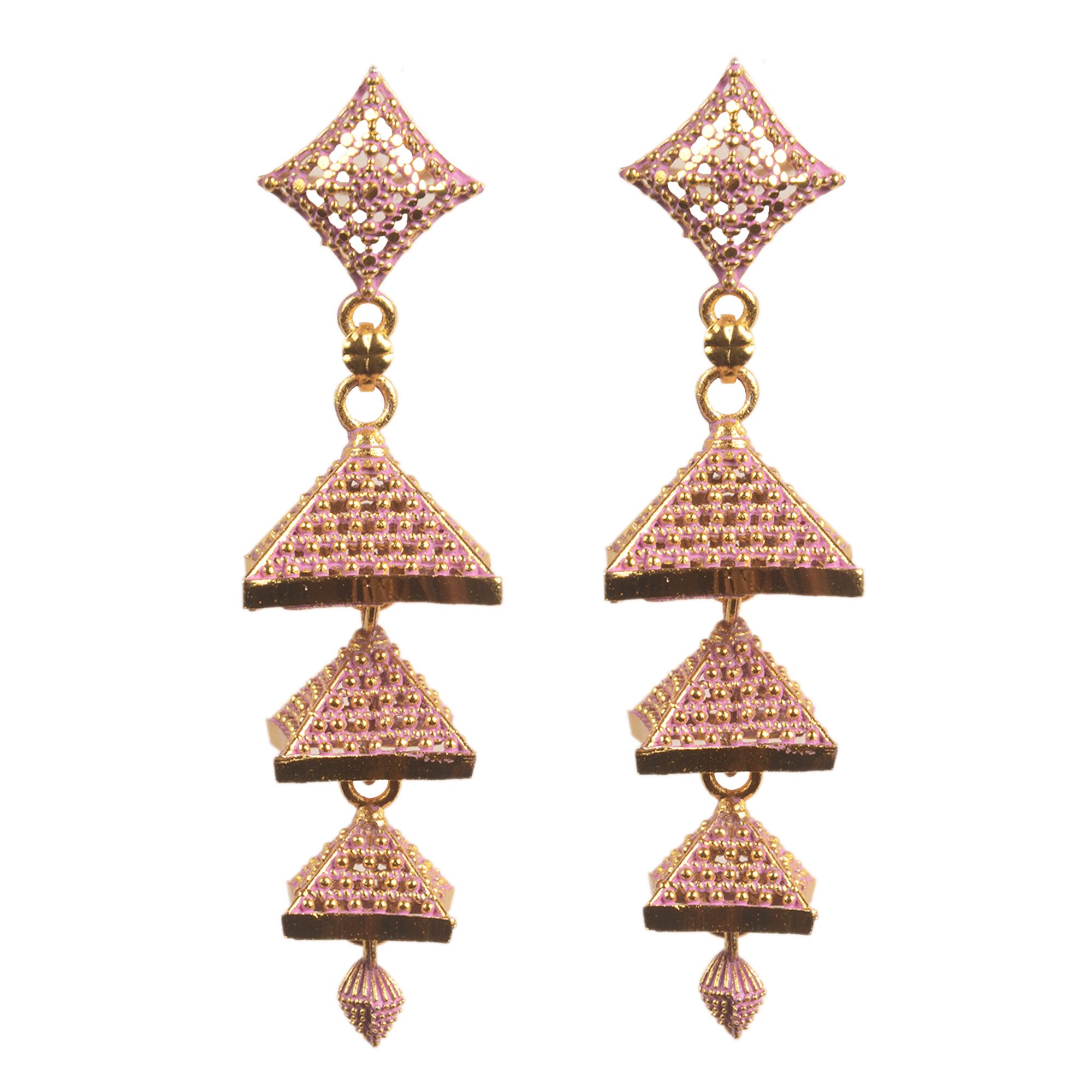 

Shining Gem Simply Precious Tample jhumki For Girls