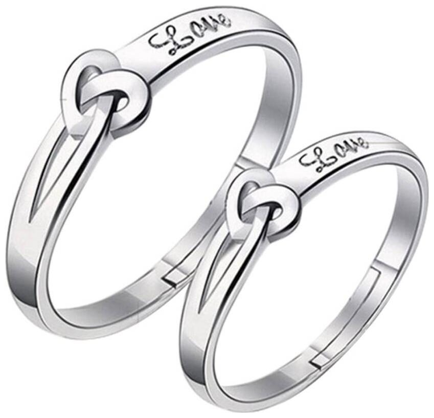 

Shubho Jewellers Stylish High Quality Elegant Crystal Adjustable Couple Ring For Women Men