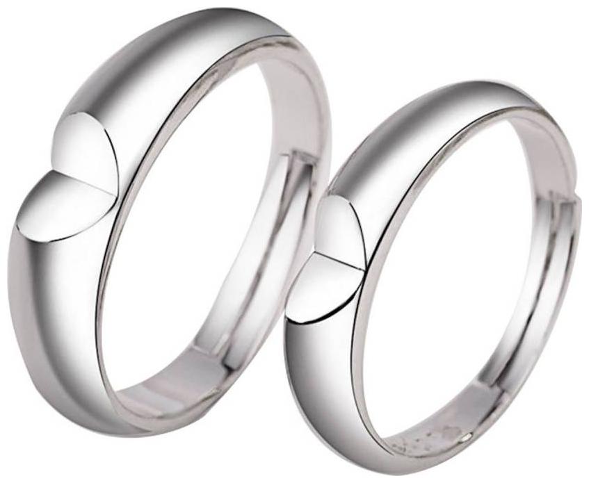 

Shubho Jewellers Stylish High Quality Elegant Crystal Adjustable Couple Ring For Women Men