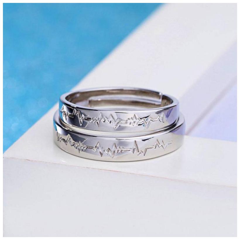 

Shubho Jewellers Stylish High Quality Elegant Crystal Adjustable Couple Ring For Women Men