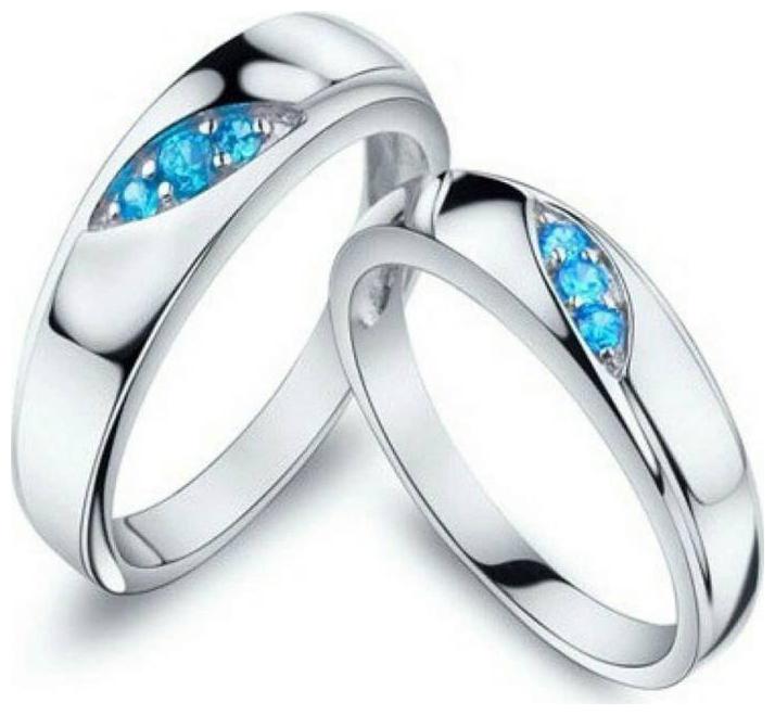 

Shubho Jewellers Stylish High Quality Elegant Crystal Adjustable Couple Ring For Women Men