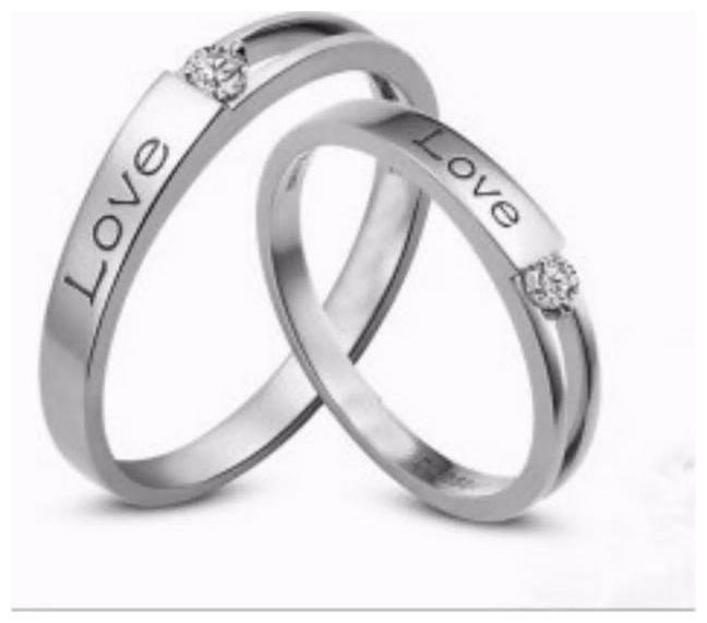 

Shubho Jewellers Stylish High Quality Elegant Crystal Adjustable Couple Ring For Women Men