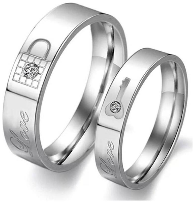

Shubho Jewellers Stylish High Quality Elegant Crystal Adjustable Couple Ring For Women Men