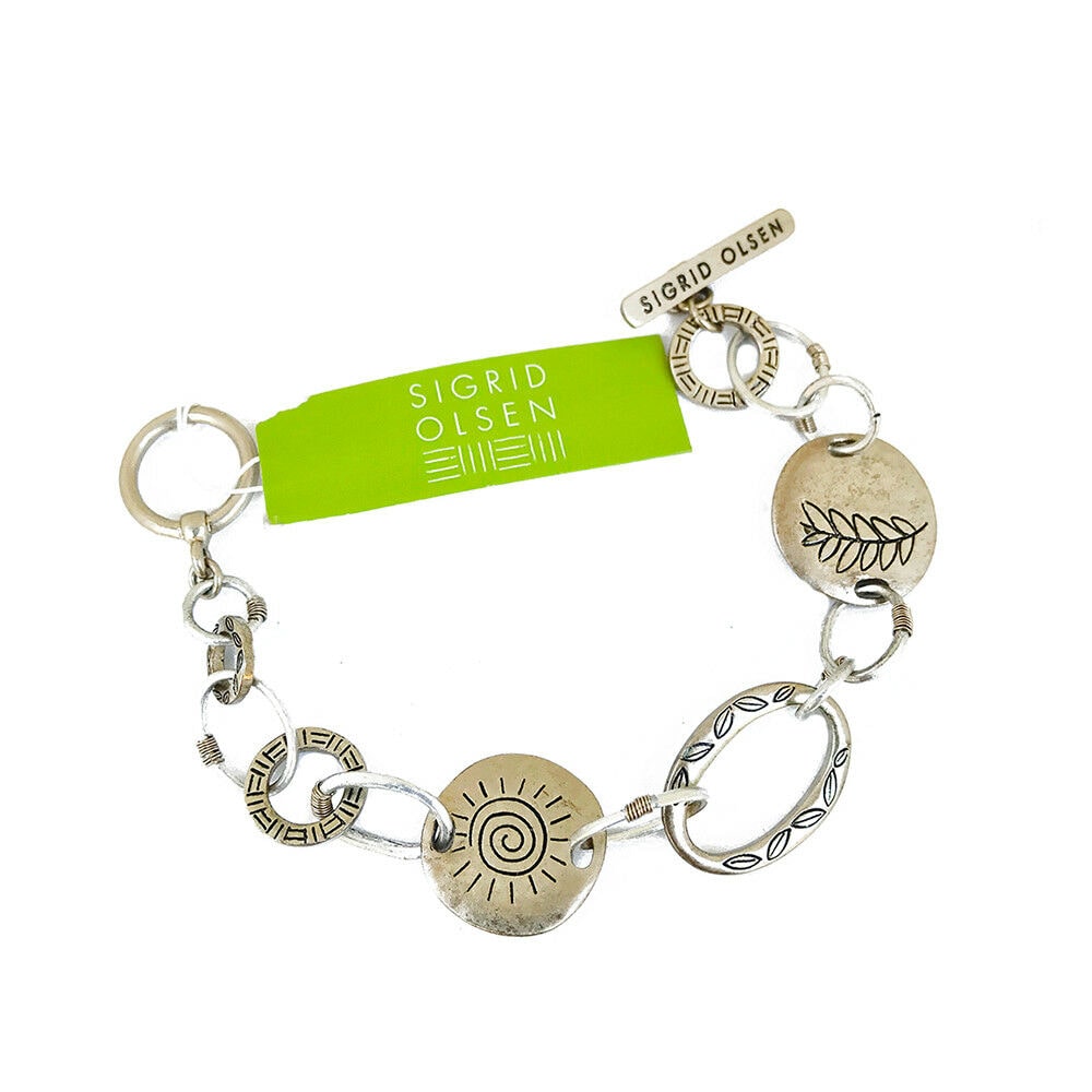 

Sigrid Olsen Silvertone Bracelet New With Tag