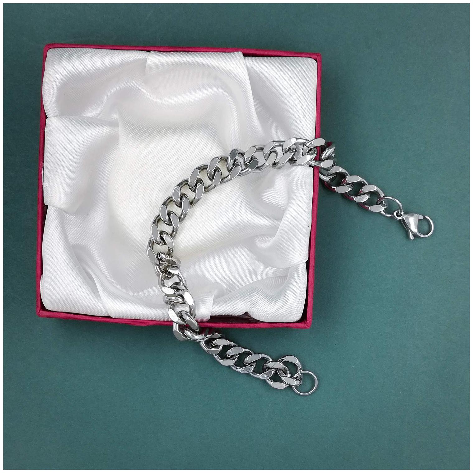 

Silver Chain Bracelet for Boys and Men s all Wrist Fitting Silver Bracelet
