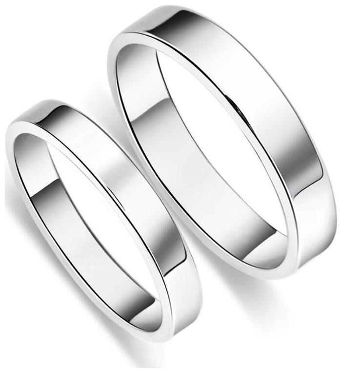 

Silver Couple Rings Plain