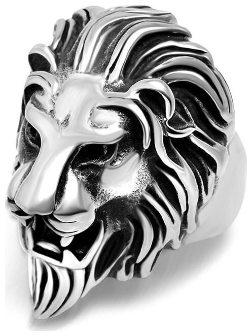 

SILVER LION RING