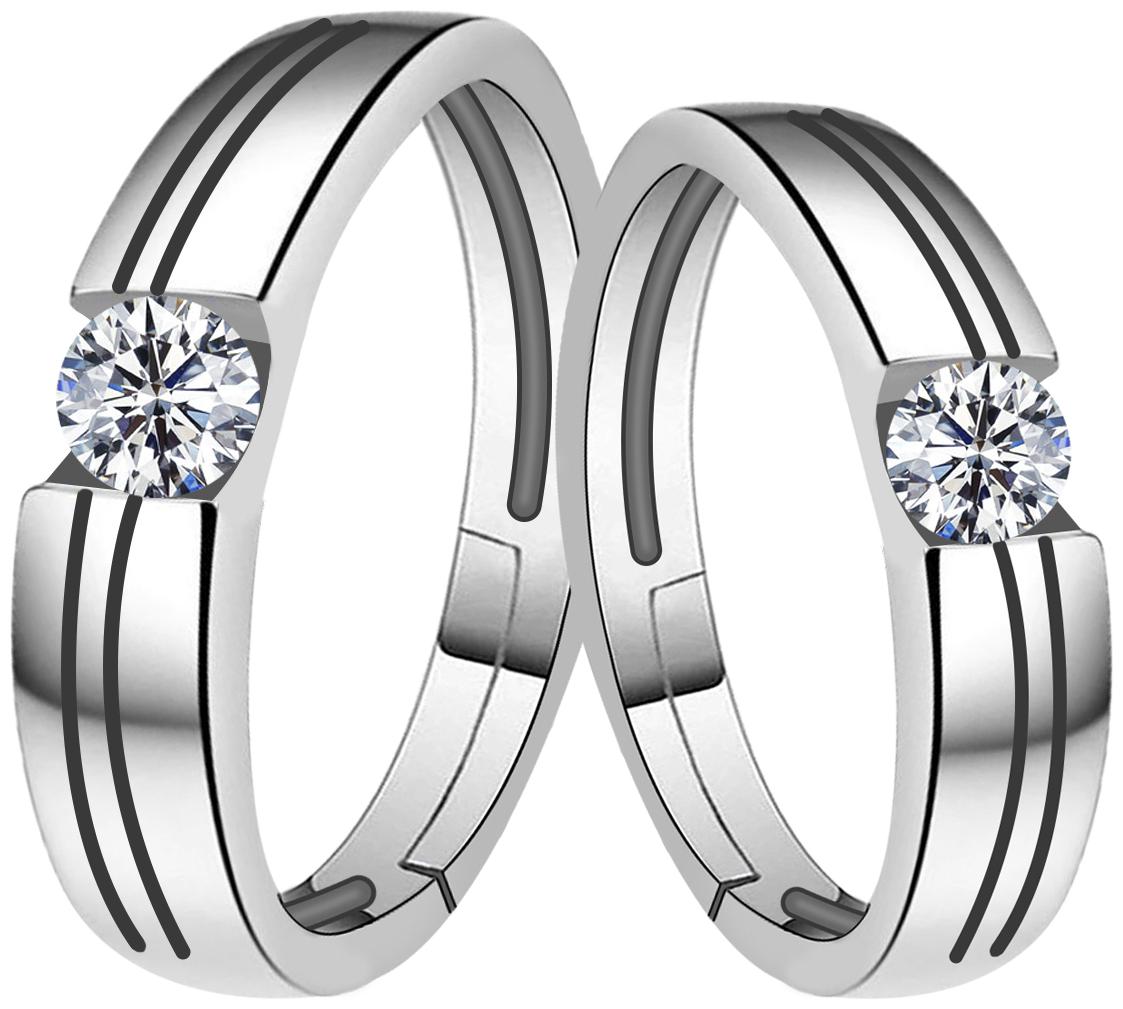 

SILVER Shine Silver Plated Rings For Men and Women