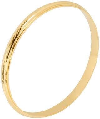 Silver Shine Gold Plated Metal Punjabi Kada Bangle Bracelet for Boys and Mens.
