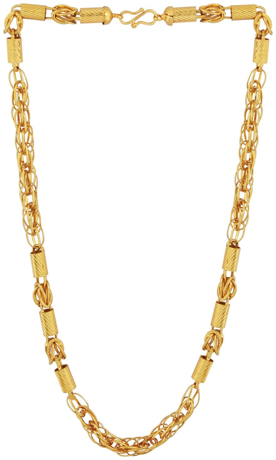 

Silver Shine Gold Plated Designer Look Chain Jewellery For Men And Women