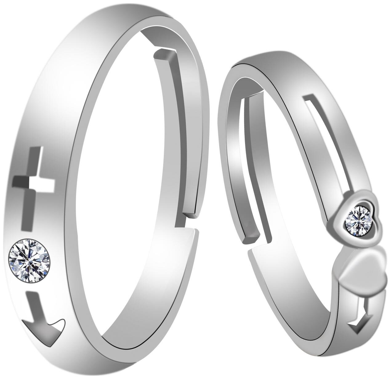 

SILVER Shine Silver Plated Rings For Men and Women