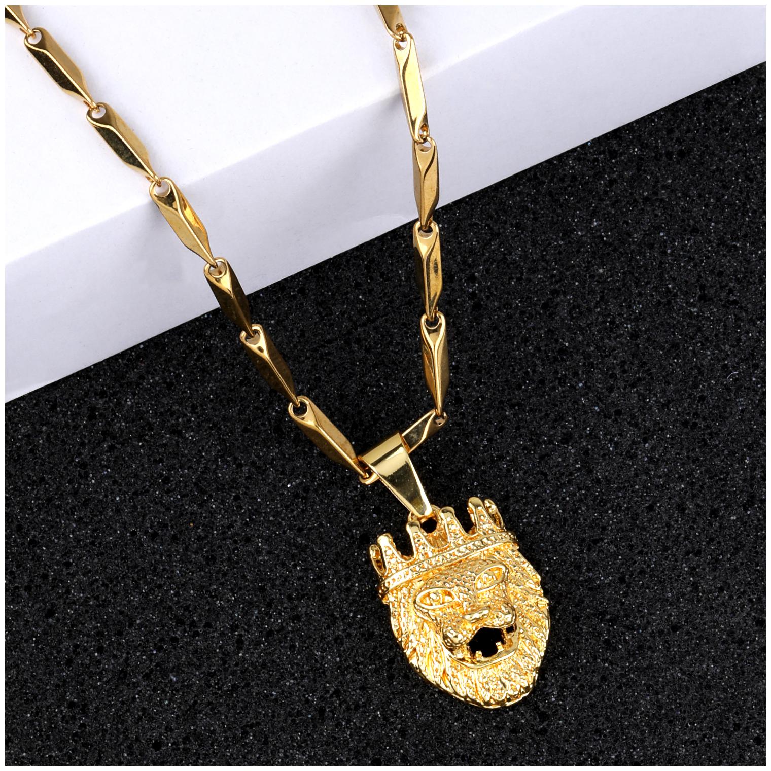 

SILVER SHINE Gold Plated designer Pendent Chain For Man And Boy