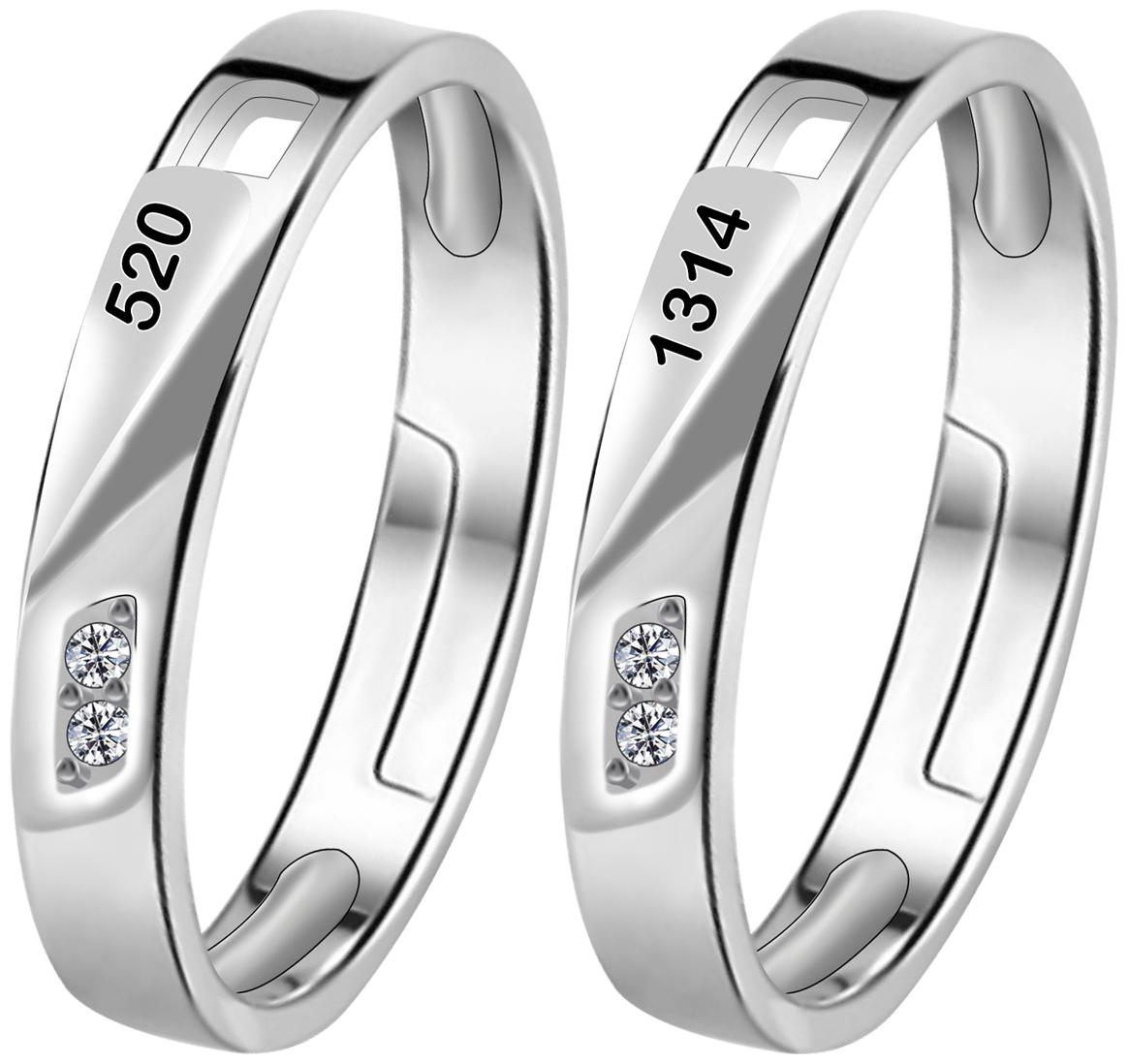 

SILVER Shine Silver Plated Rings For Men and Women