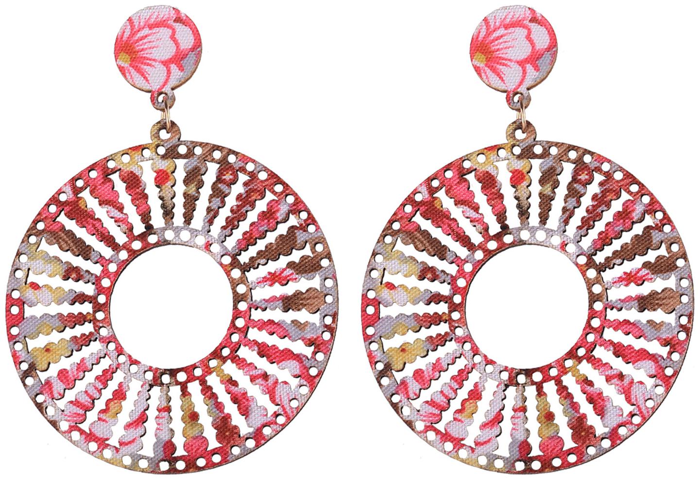 

SILVER SHINE Antique Wooden Dangler Earrings Perfect and Different Look for women girl