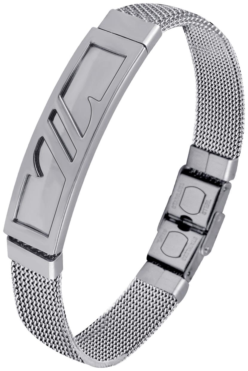 

SILVERSHINE silverplated Gorgeous Stainless Steel Stretchable Belt Bracelet for Men and Boys