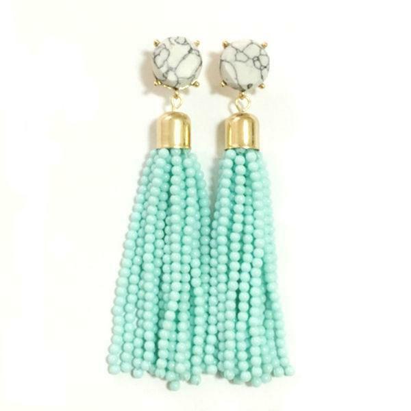 

Solita Beaded Tassel Earrings