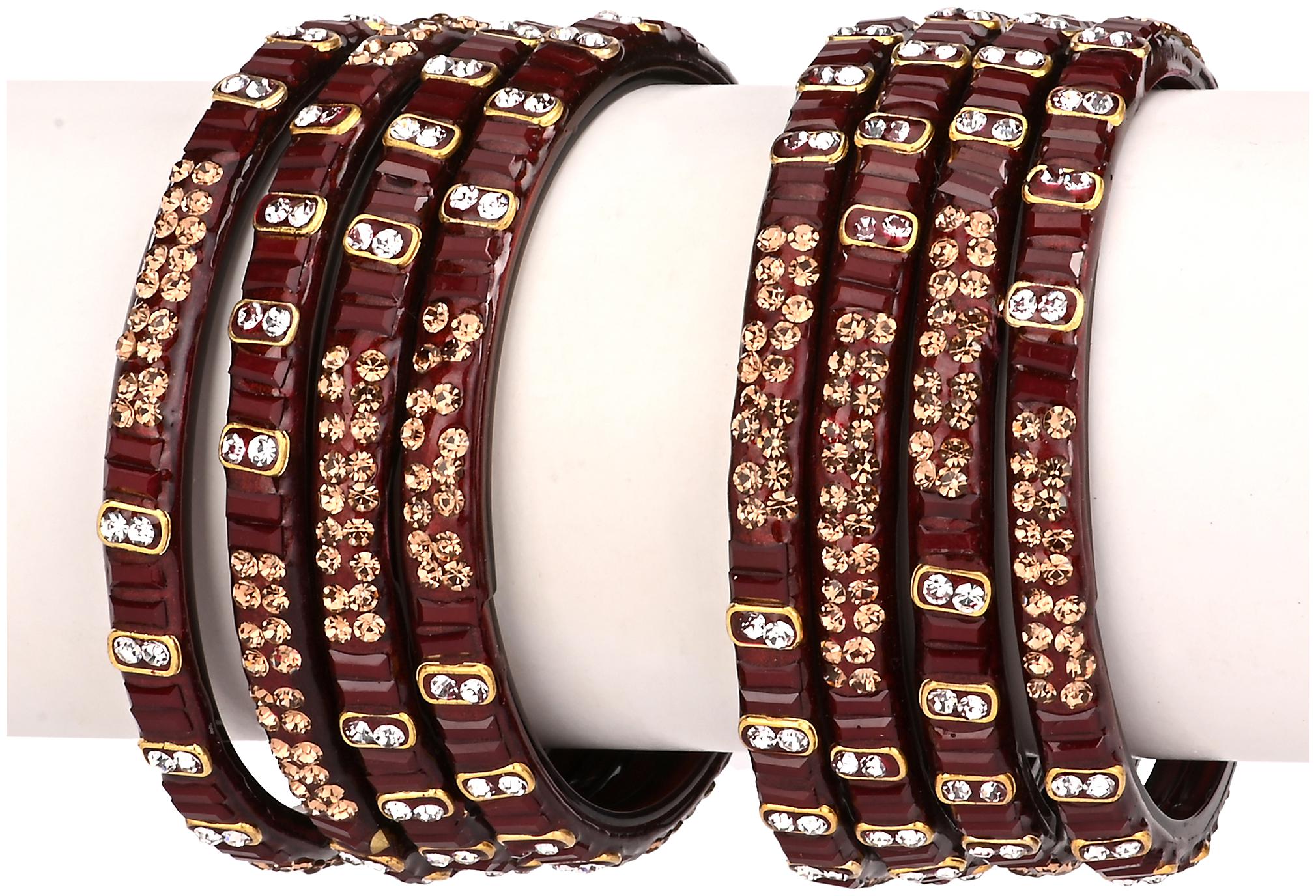 

Somil Bridal Wedding Collection Party Festival Kada Bangle Set Designer Ornamented