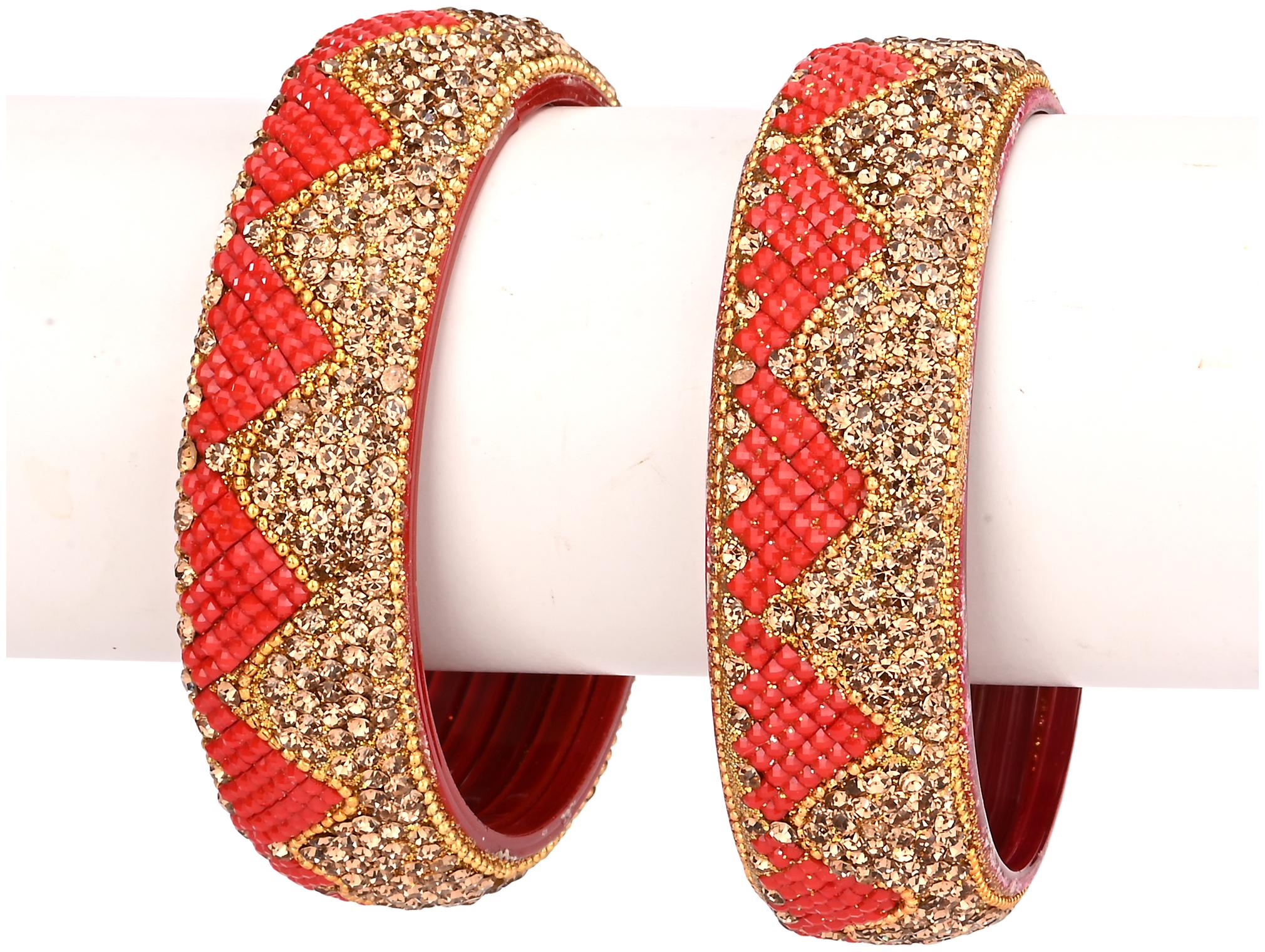 

Somil Bridal Wedding Collection Party Festival Kada Bangle Set Designer Ornamented
